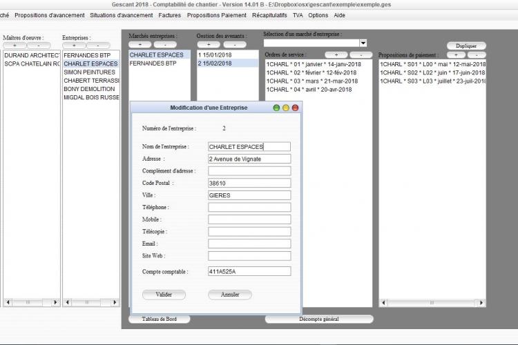 Gestion des entreprises