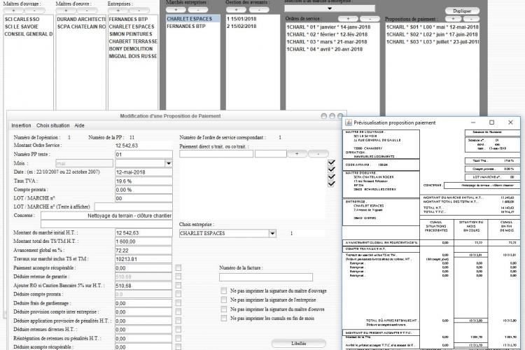 mise à jour gestion de chantier pour mac et pc V14.02