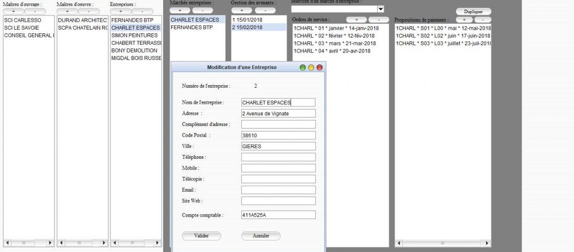 Gestion des entreprises