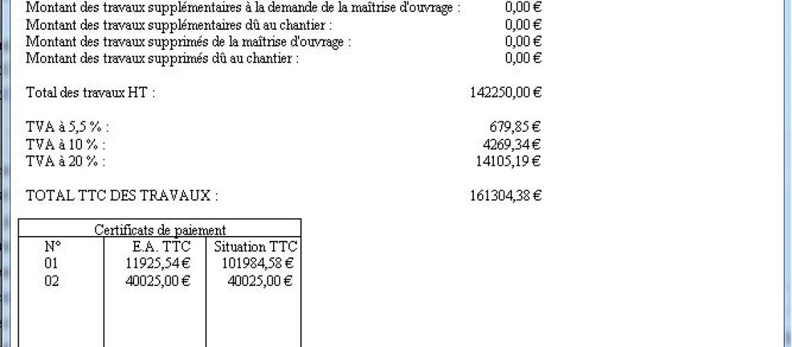 Décompte Général Définitif - DGD